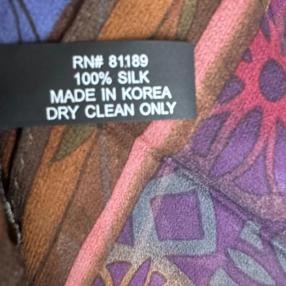 DIAHANN CARROLL Silk Scarf